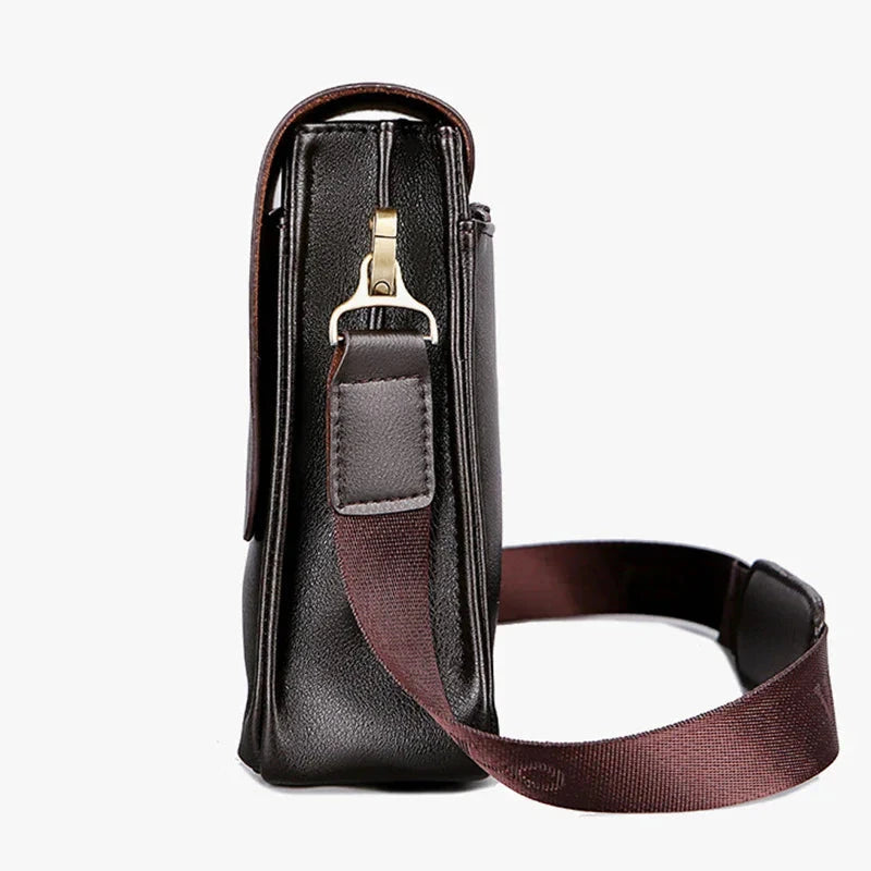 PoloUrban Men’s Leather Crossbody Shoulder Bag PoloUrban Men’s Leather Crossbody Shoulder Bag