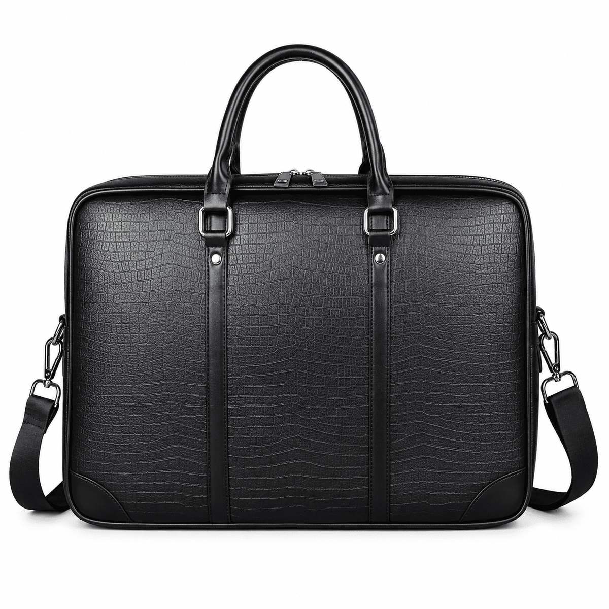 Premium Leather Executive Briefcase | Luxurious, Elegant & Sophisticated Design — ANTHONNIE Premium Leather Executive Briefcase | Luxurious, Elegant & Sophisticated Design — ANTHONNIE Black Noir