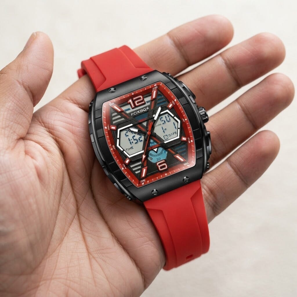 Premium Men's Analog-Digital Dual Display Watch - VORSELVON Premium Men's Analog-Digital Dual Display Watch - VORSELVON Mavietto