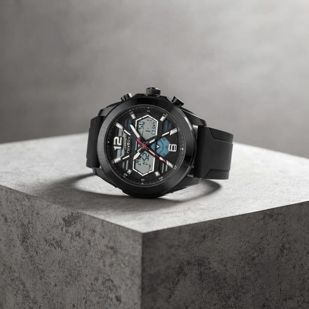 Premium Men's Analog-Digital Dual Display Watch - VORSELVON Premium Men's Analog-Digital Dual Display Watch - VORSELVON Mavietto