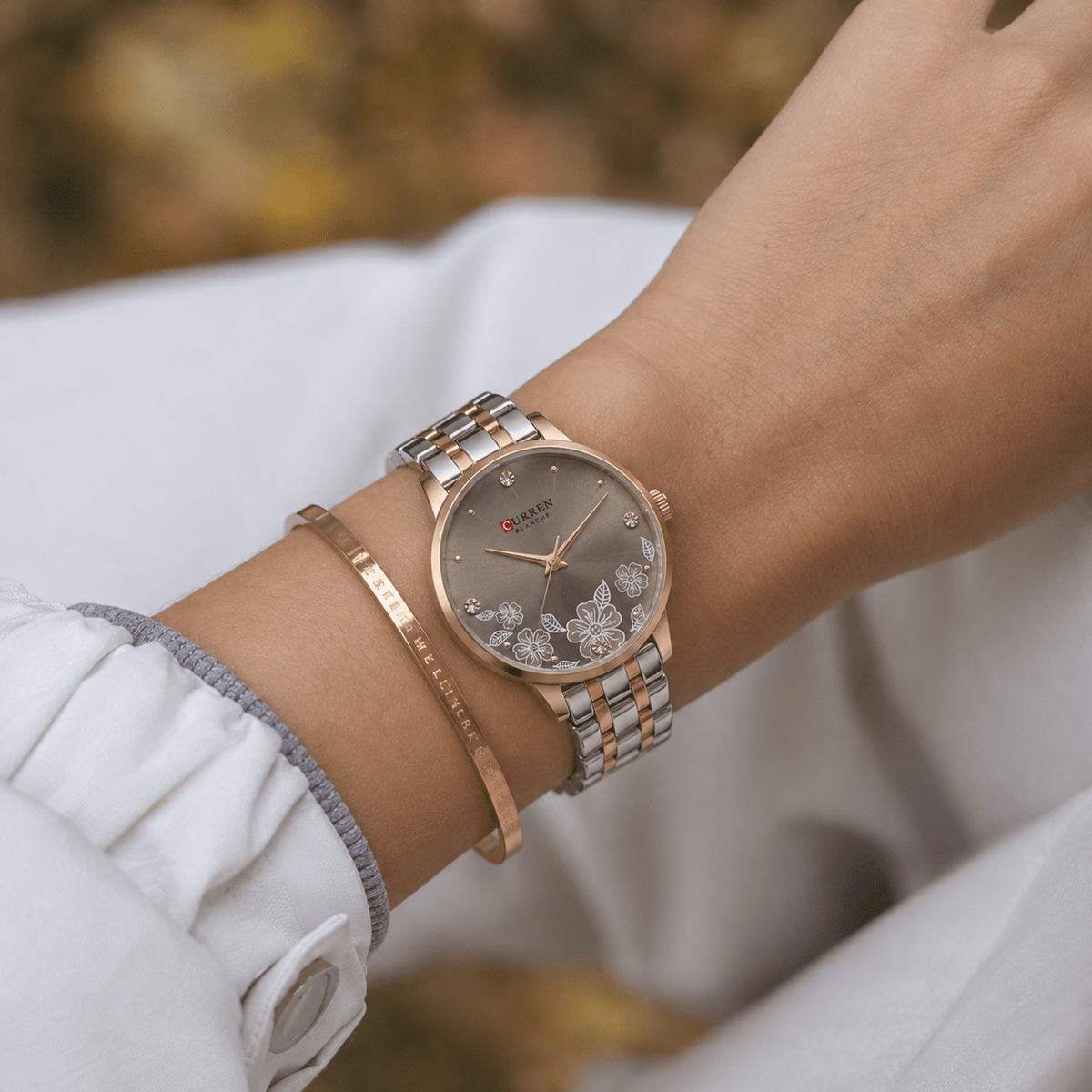 Ultra-Thin Women's Watch with Romantic Design & Stainless Steel Strap - Magie Chérie Ultra-Thin Women's Watch with Romantic Design & Stainless Steel Strap - Magie Chérie