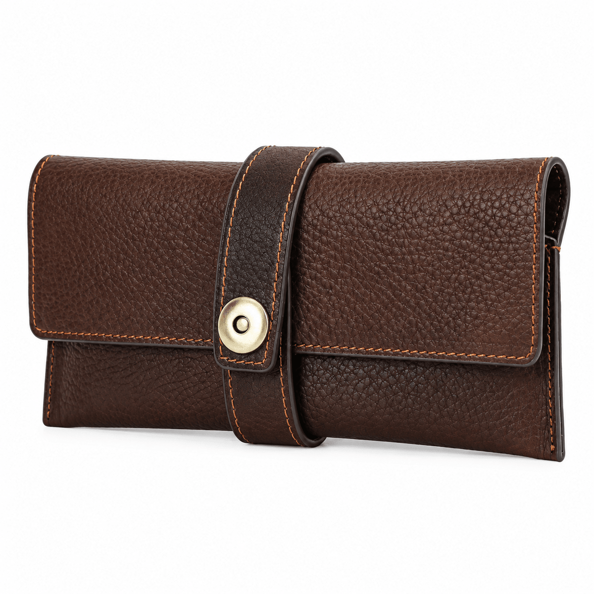 Unisex Leather Eyeglasses Case – Retro, Elegant and Handmade Design | Aristocrat Unisex Leather Eyeglasses Case – Retro, Elegant and Handmade Design | Aristocrat Coffee