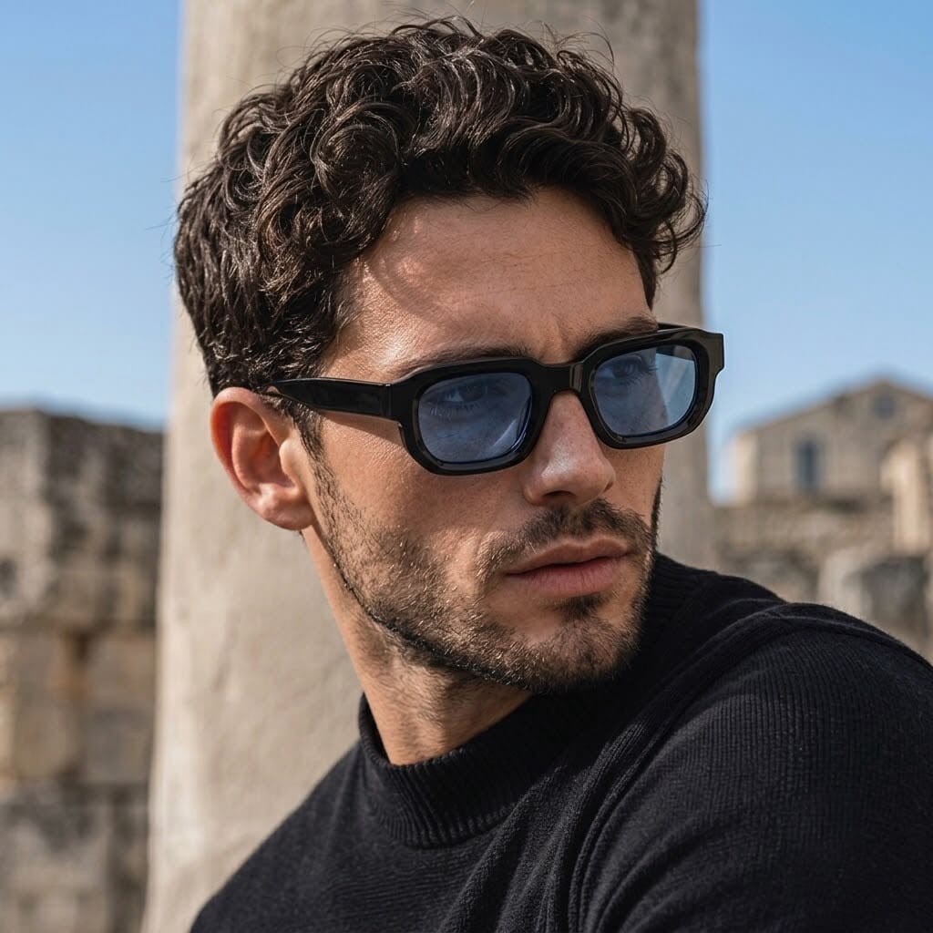 Unisex Rectangular Sunglasses with UV400 Protection (2-Piece Set) – Lévianie Unisex Rectangular Sunglasses with UV400 Protection (2-Piece Set) – Lévianie
