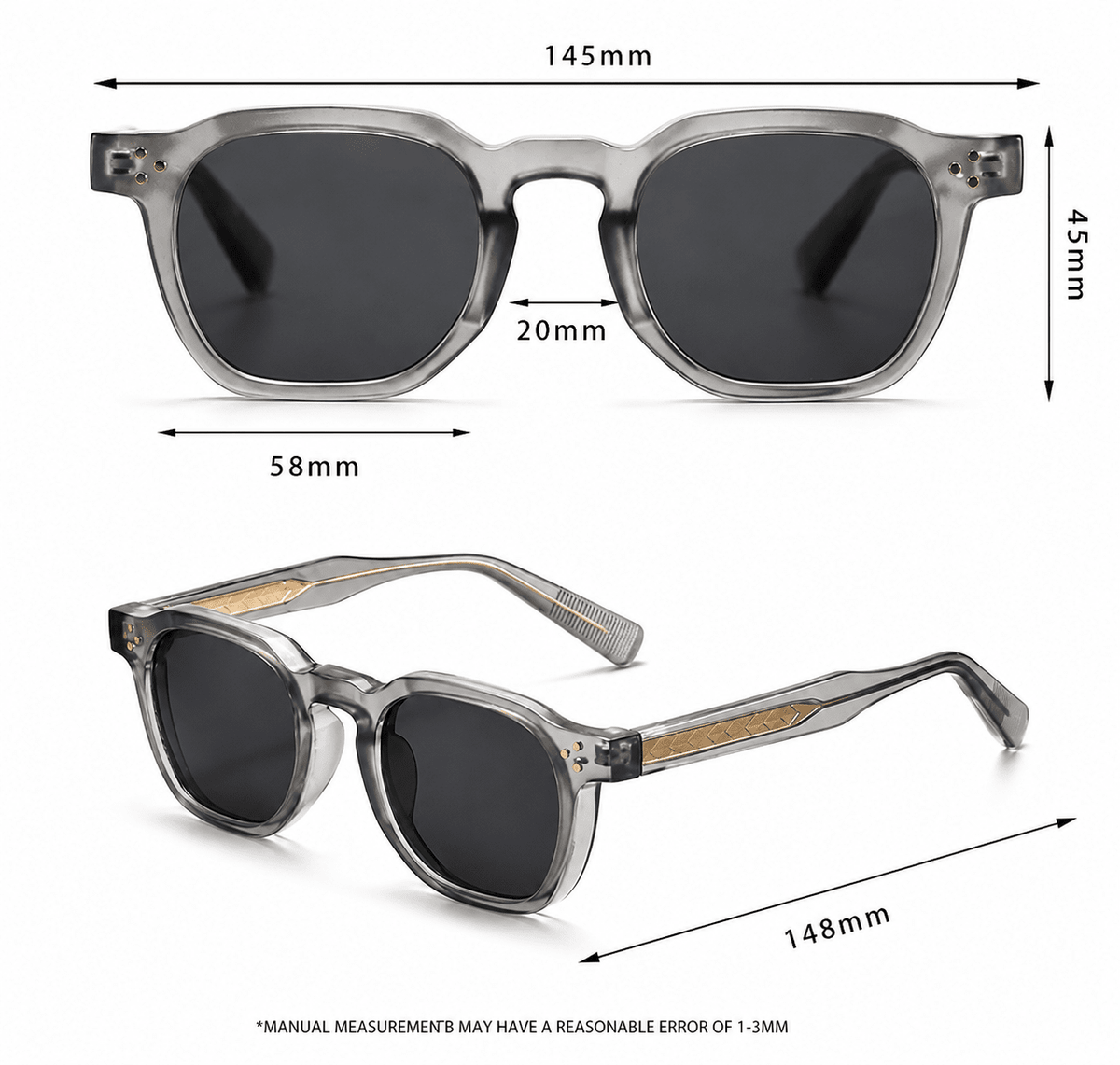Unisex, Versatile & Elegant Sunglasses with UV400 Protection – ASTRALIS Unisex, Versatile & Elegant Sunglasses with UV400 Protection – ASTRALIS