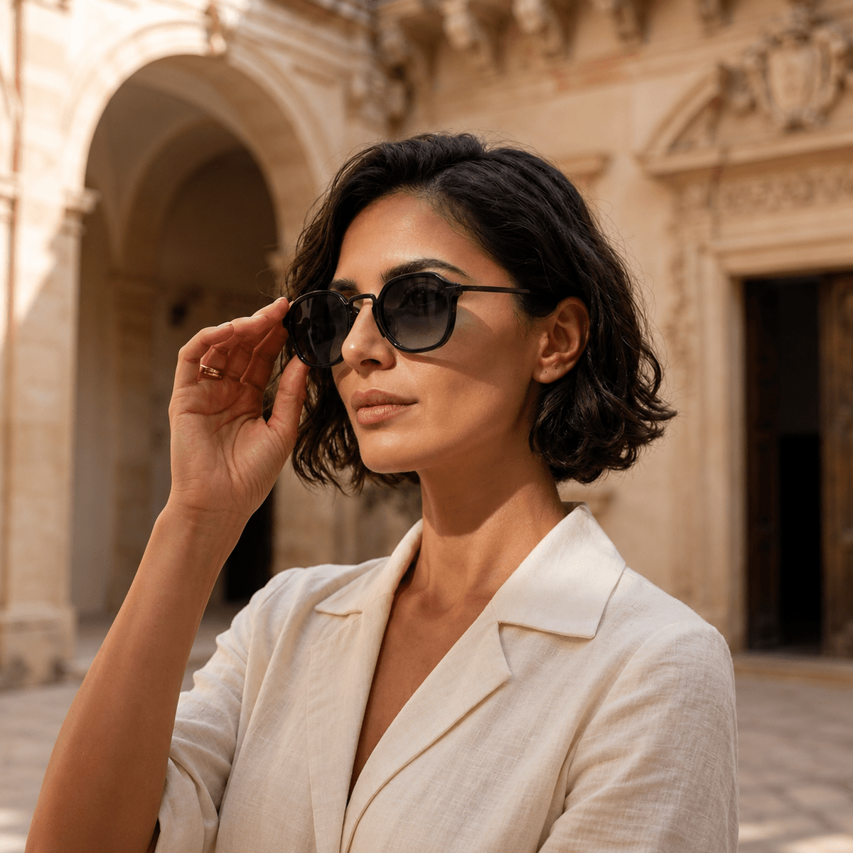 Unisex Vintage-Style Sunglasses with UV400 Protection – MONOLITH Unisex Vintage-Style Sunglasses with UV400 Protection – MONOLITH