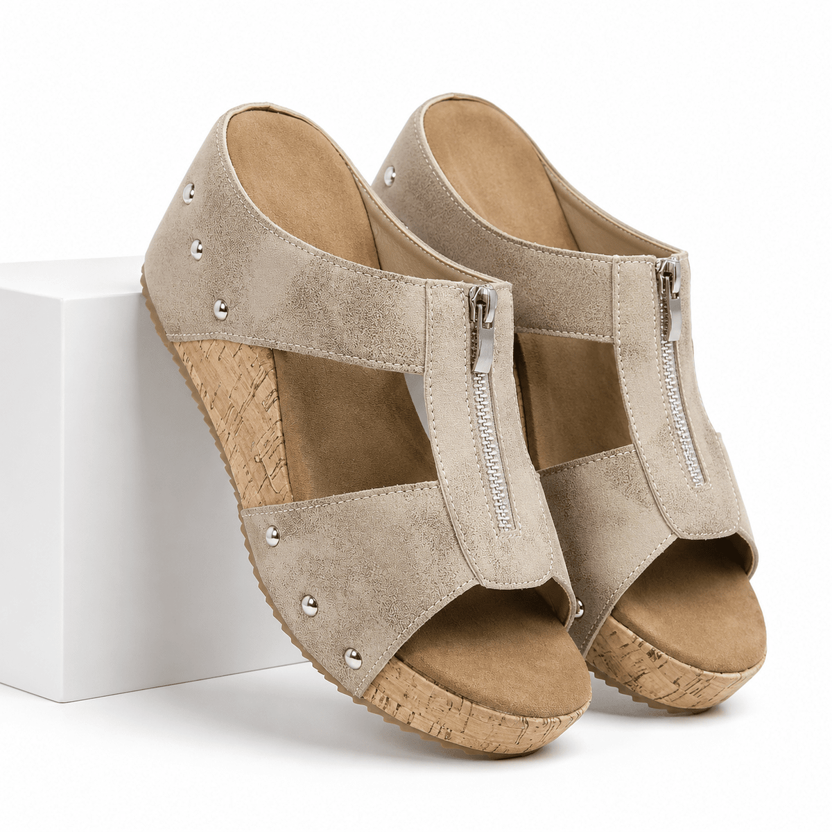 Versatile and Comfortable Women's Leather Platform Sandals – Zerina Versatile and Comfortable Women's Leather Platform Sandals – Zerina