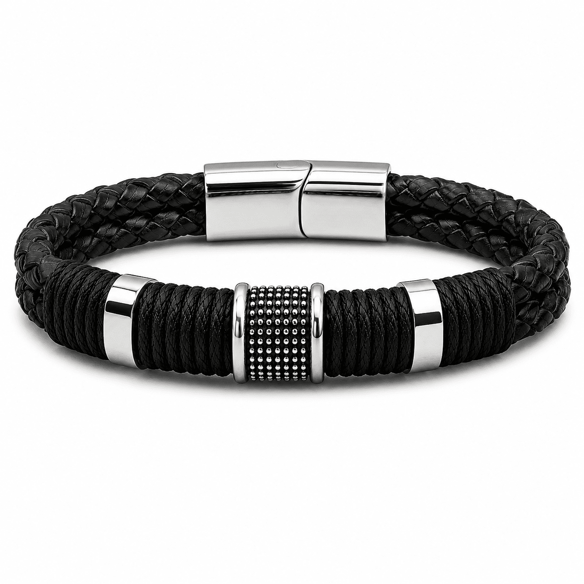 Versatile Leather Men’s Bracelet with Executive Design | ZAVRELL Versatile Leather Men’s Bracelet with Executive Design | ZAVRELL