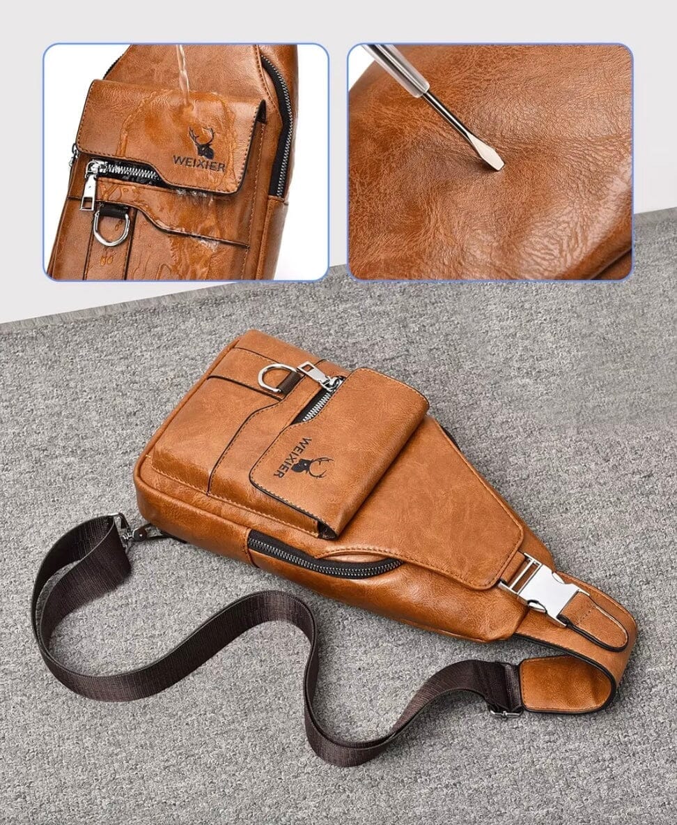 Versatile Multifunction Leather Bag - Valiant Versatile Multifunction Leather Bag - Valiant