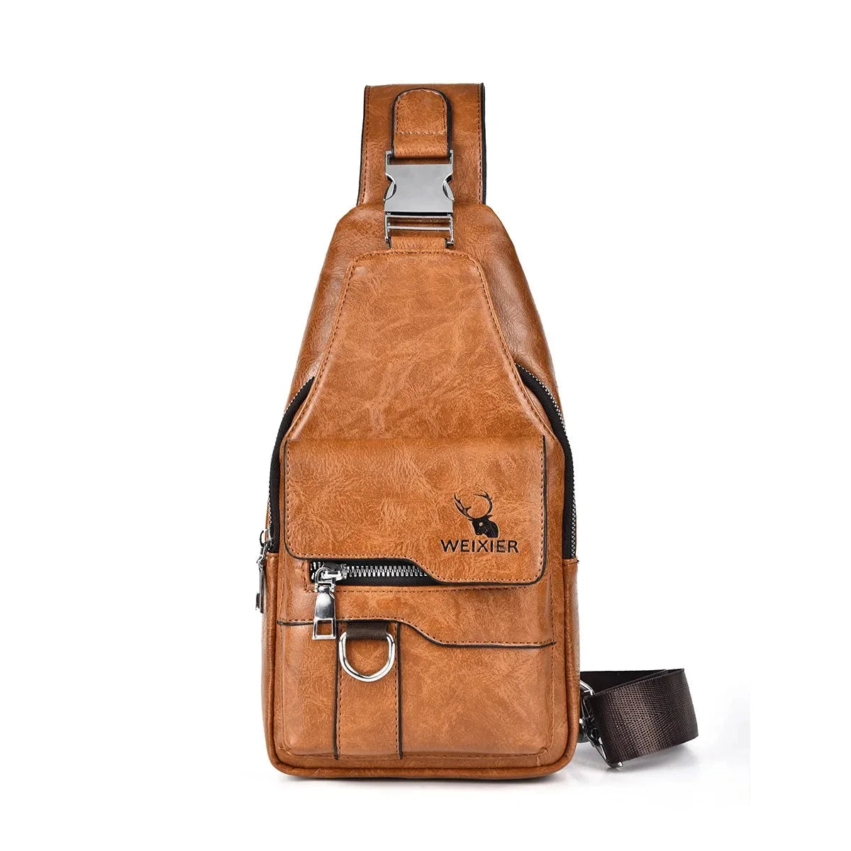 Versatile Multifunction Leather Bag - Valiant Versatile Multifunction Leather Bag - Valiant Light Brown