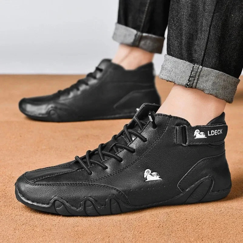 Waterproof Men's Mid-Top Casual Boots - Everett Flex Waterproof Men's Mid-Top Casual Boots - Everett Flex