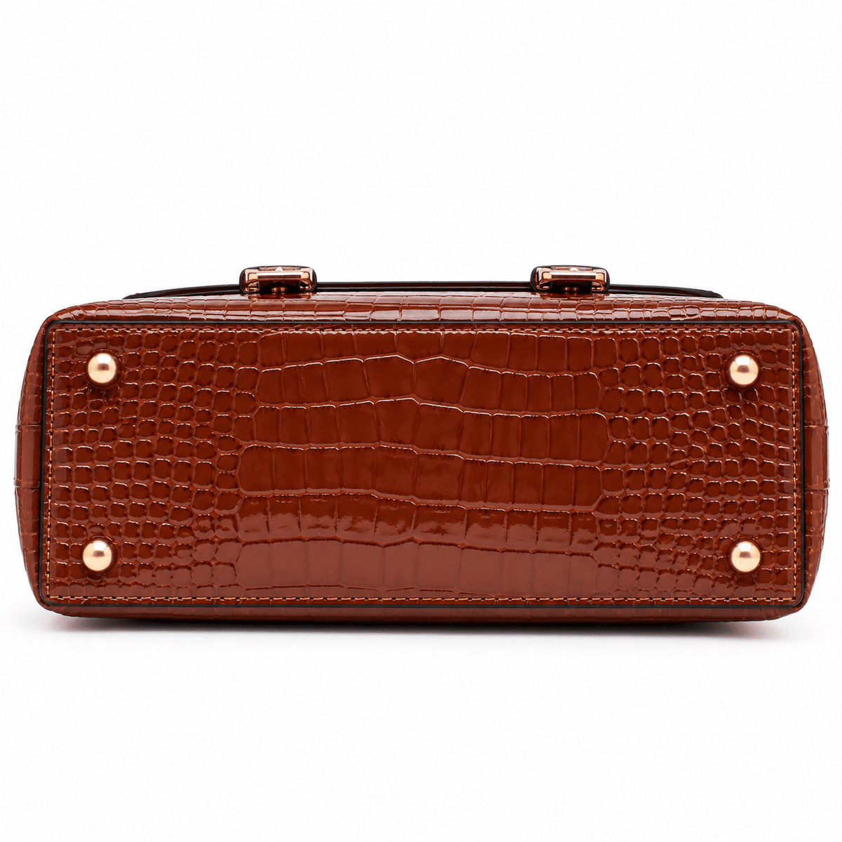 Women's Elegant Crocodile-Textured Leather Handbag with Vintage Design – Josephine Women's Elegant Crocodile-Textured Leather Handbag with Vintage Design – Josephine