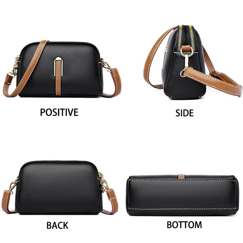 Women's Elegant Crossbody Bag - Premium Leather Shoulder Purse Women's Elegant Crossbody Bag - Premium Leather Shoulder Purse