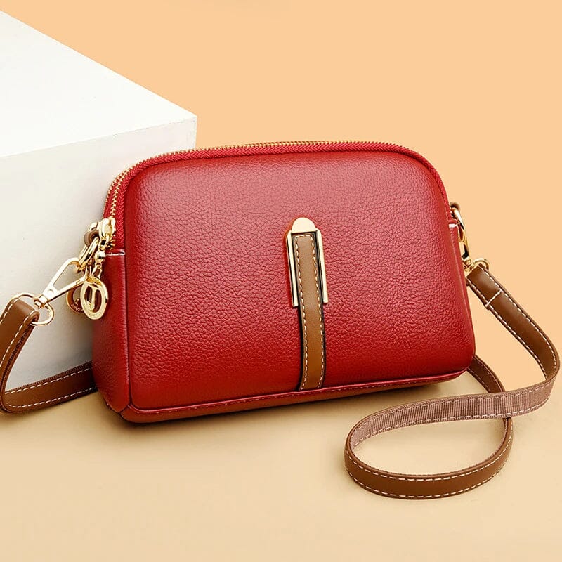 Women's Elegant Crossbody Bag - Premium Leather Shoulder Purse Women's Elegant Crossbody Bag - Premium Leather Shoulder Purse