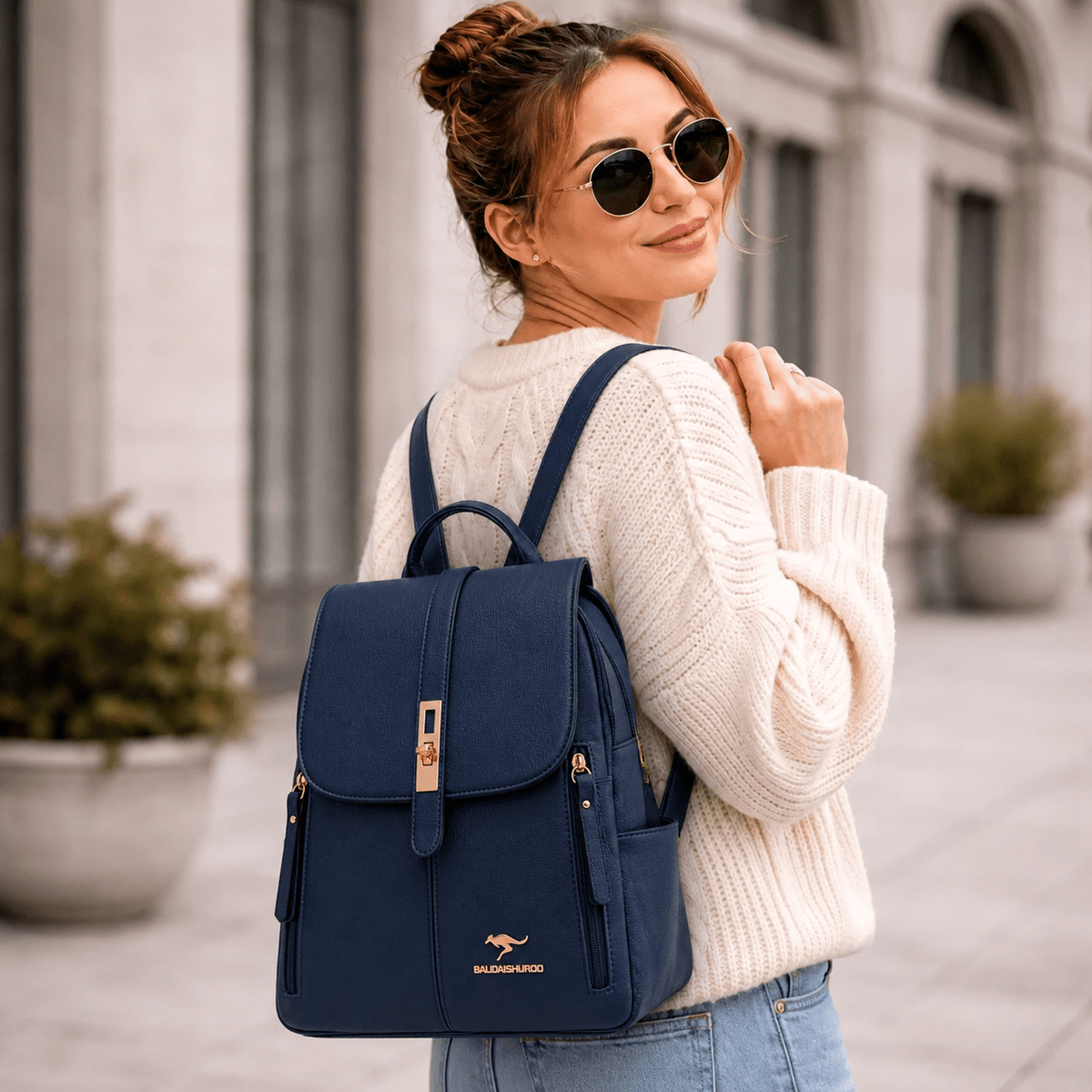 Women's Large Capacity Leather Bag – Delphine | Elegant, Spacious & Versatile Women's Large Capacity Leather Bag – Delphine | Elegant, Spacious & Versatile