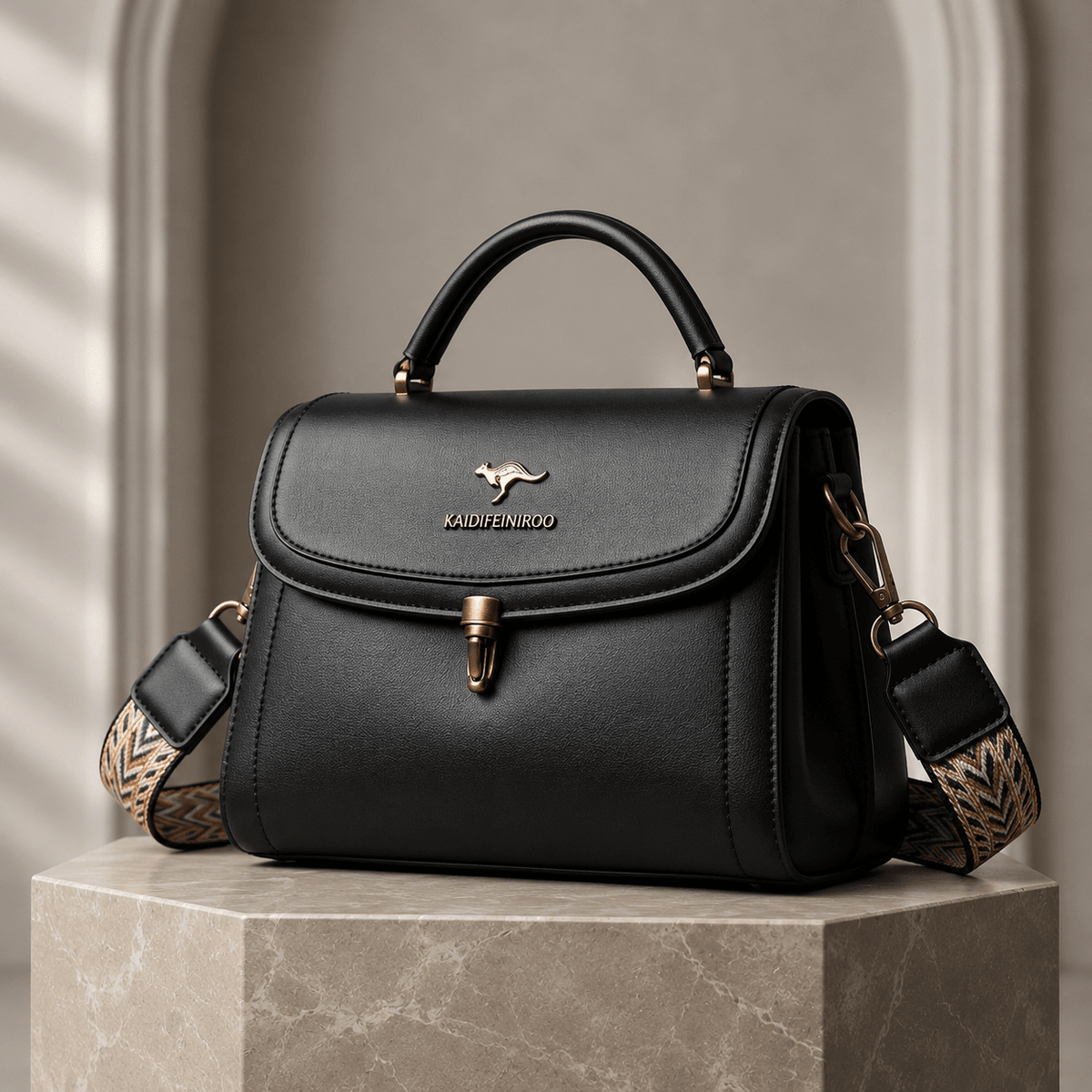 Women's Leather Crossbody Bag with Elegant Design – Karvessa Women's Leather Crossbody Bag with Elegant Design – Karvessa