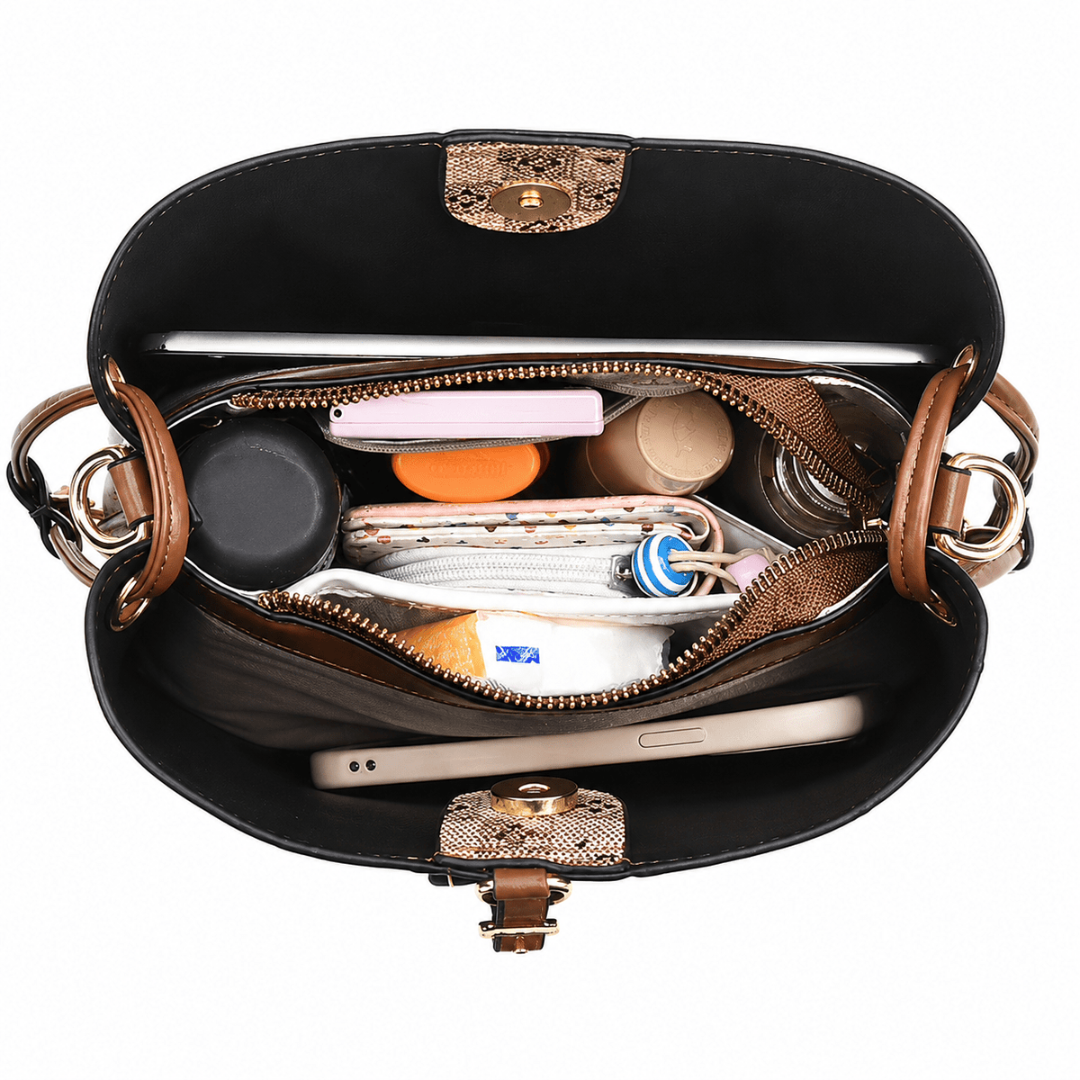 Women's Leather Handbag, Versatile and Elegant Design — Clarisse Women's Leather Handbag, Versatile and Elegant Design — Clarisse