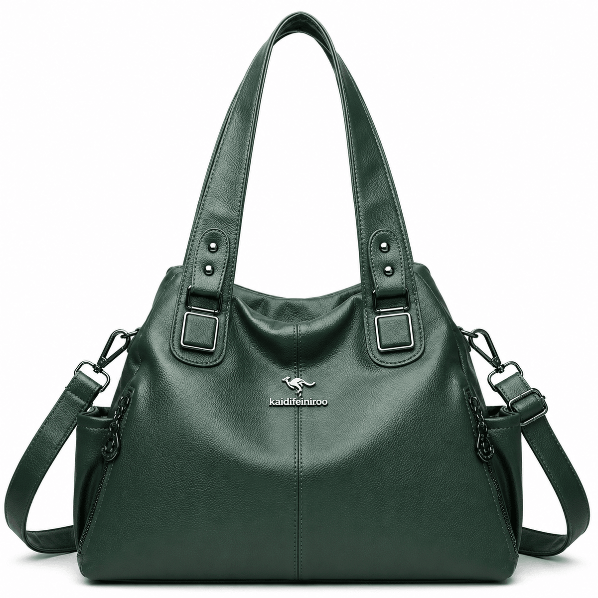 Women's Leather Handbag – Versatile, Elegant & Spacious | Emelinnie Women's Leather Handbag – Versatile, Elegant & Spacious | Emelinnie Green