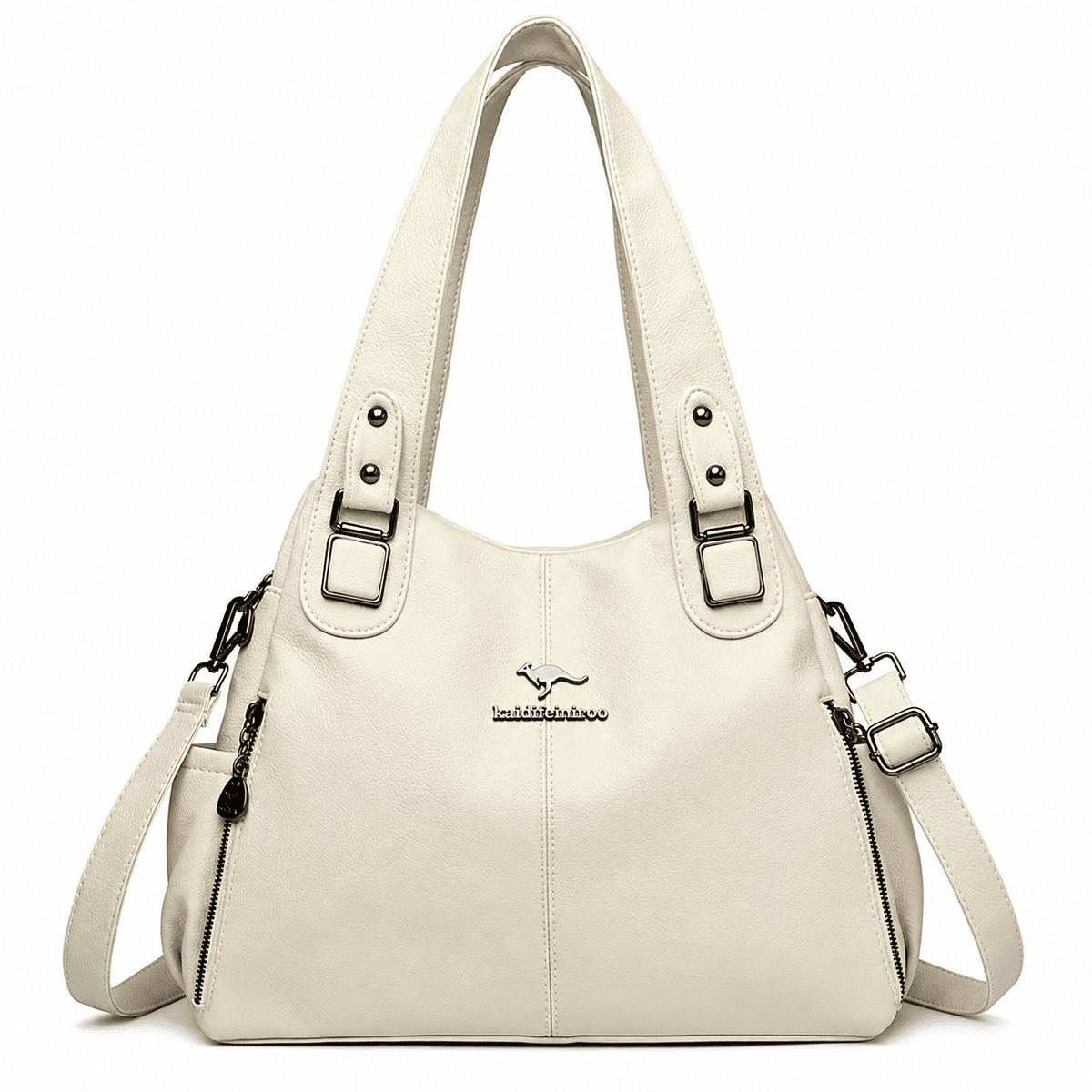 Women's Leather Handbag – Versatile, Elegant & Spacious | Emelinnie Women's Leather Handbag – Versatile, Elegant & Spacious | Emelinnie White