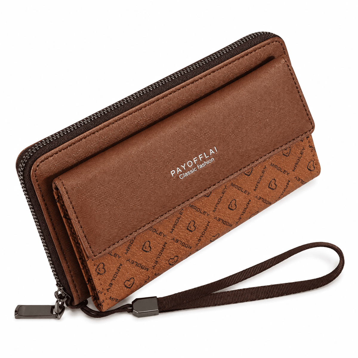 Women’s Leather Organizer Wallet – Vionelle Women’s Leather Organizer Wallet – Vionelle Apricot