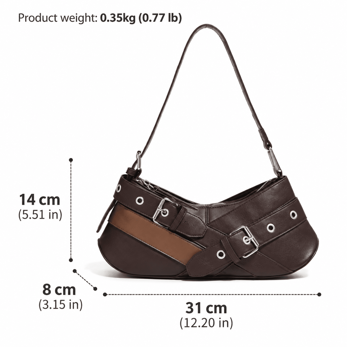 Women’s Leather Shoulder Bag with Vintage Style | ZORENNE Women’s Leather Shoulder Bag with Vintage Style | ZORENNE