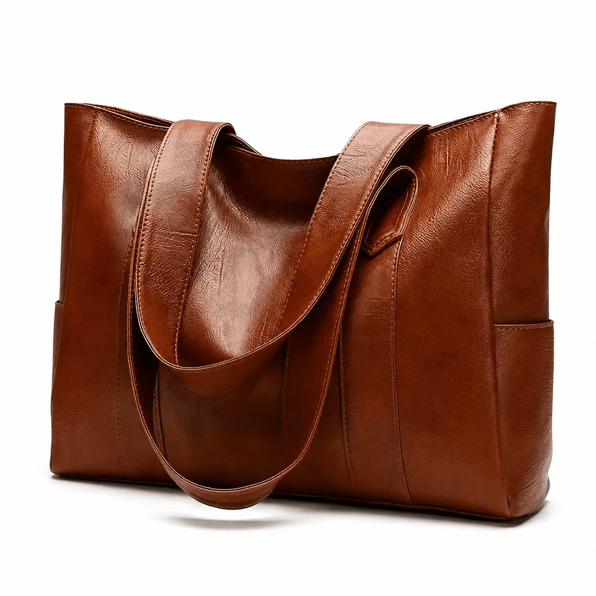 Women's Leather Tote Bag – Large Capacity & Vintage Design | VELMÉRIE Women's Leather Tote Bag – Large Capacity & Vintage Design | VELMÉRIE