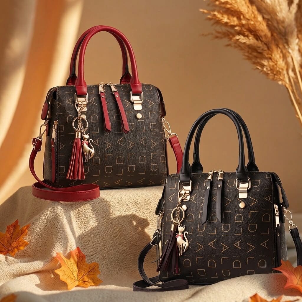 Women's Leather Tote Bag with Luxurious Design - Estelle Noélie Women's Leather Tote Bag with Luxurious Design - Estelle Noélie