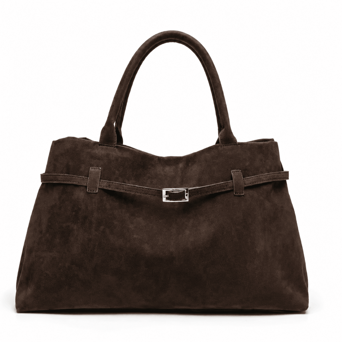 Women's Suede Shoulder Bag — Delicate & Elegant Design | Maeline Women's Suede Shoulder Bag — Delicate & Elegant Design | Maeline Coffee