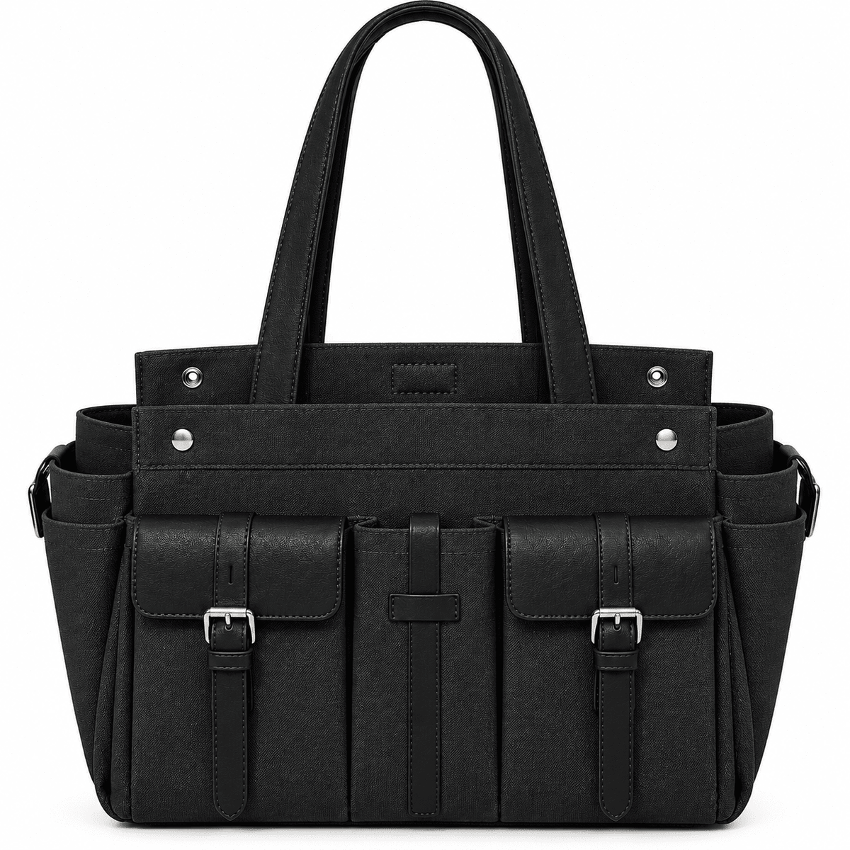 Women's Tote Bag — Classic Elegance and Spacious Interior | Belmonde Women's Tote Bag — Classic Elegance and Spacious Interior | Belmonde Black