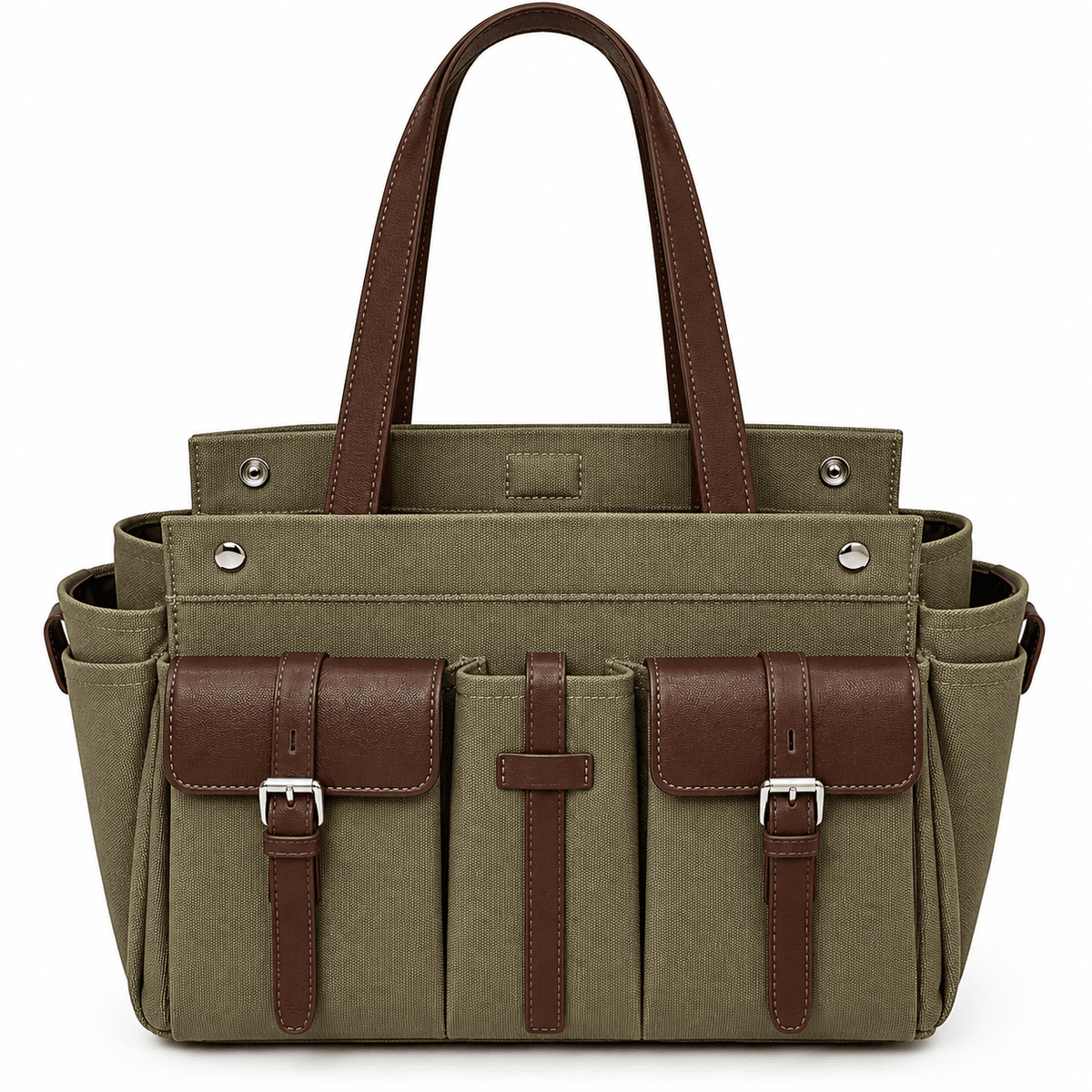 Women's Tote Bag — Classic Elegance and Spacious Interior | Belmonde Women's Tote Bag — Classic Elegance and Spacious Interior | Belmonde Green