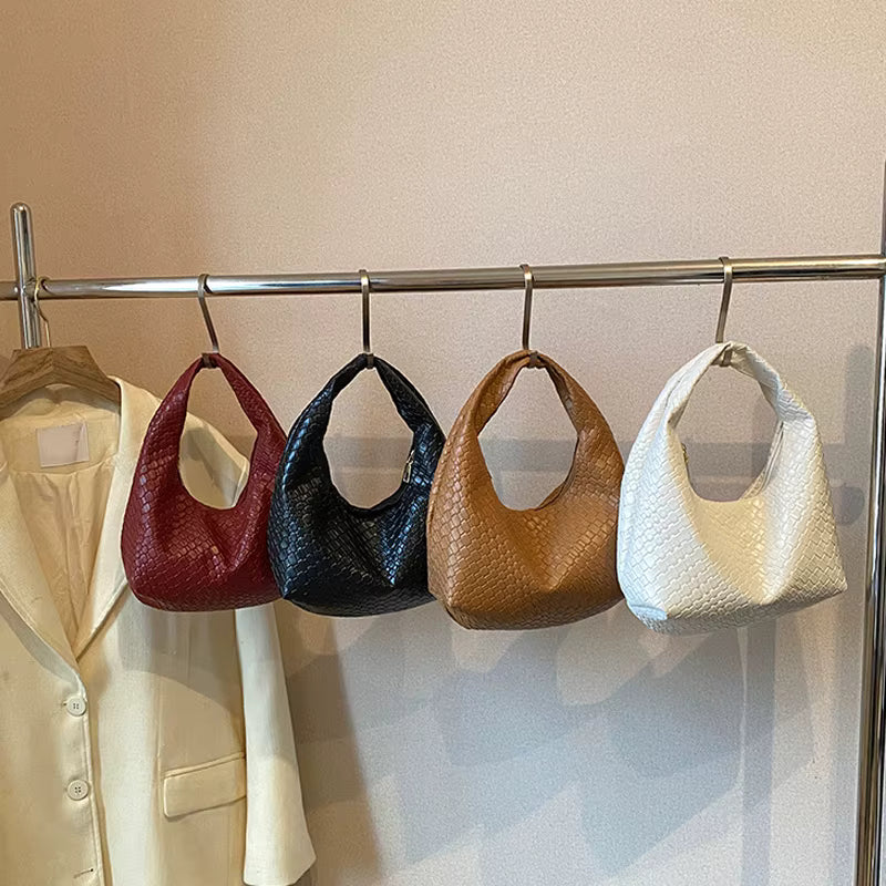 Woven Leather Large Capacity Women's Hobo Bag - Camille Woven Leather Large Capacity Women's Hobo Bag - Camille