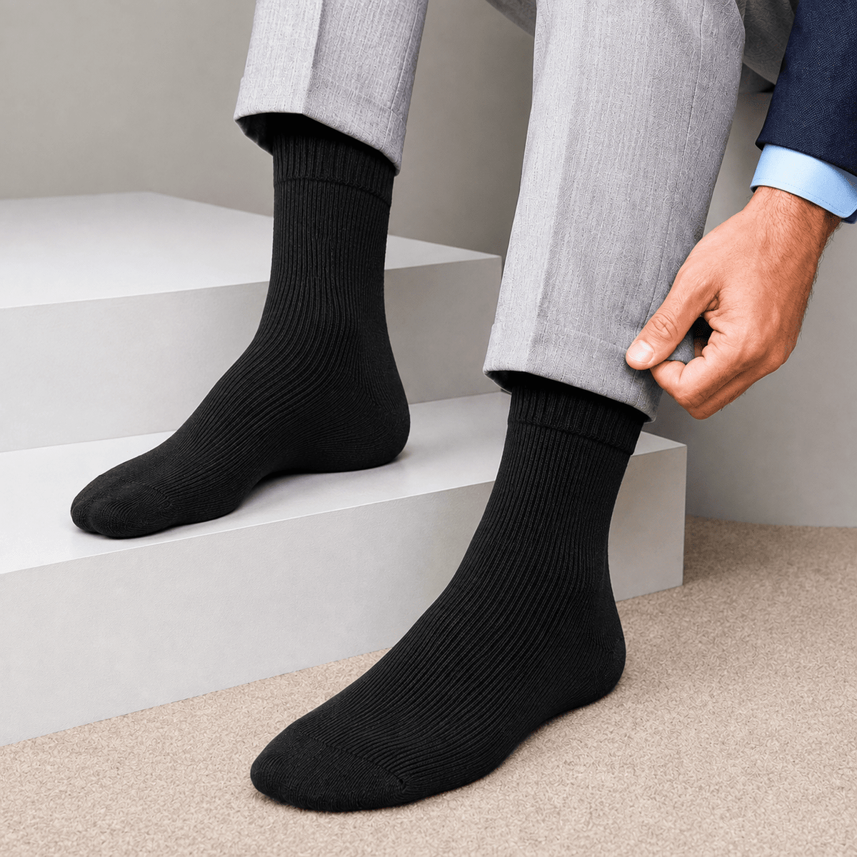 3-Pair Comfortable Thermal Socks Set – Thick, Plush & Reinforced at the Heel and Toe | NORD ELVORA 3-Pair Comfortable Thermal Socks Set – Thick, Plush & Reinforced at the Heel and Toe | NORD ELVORA 
