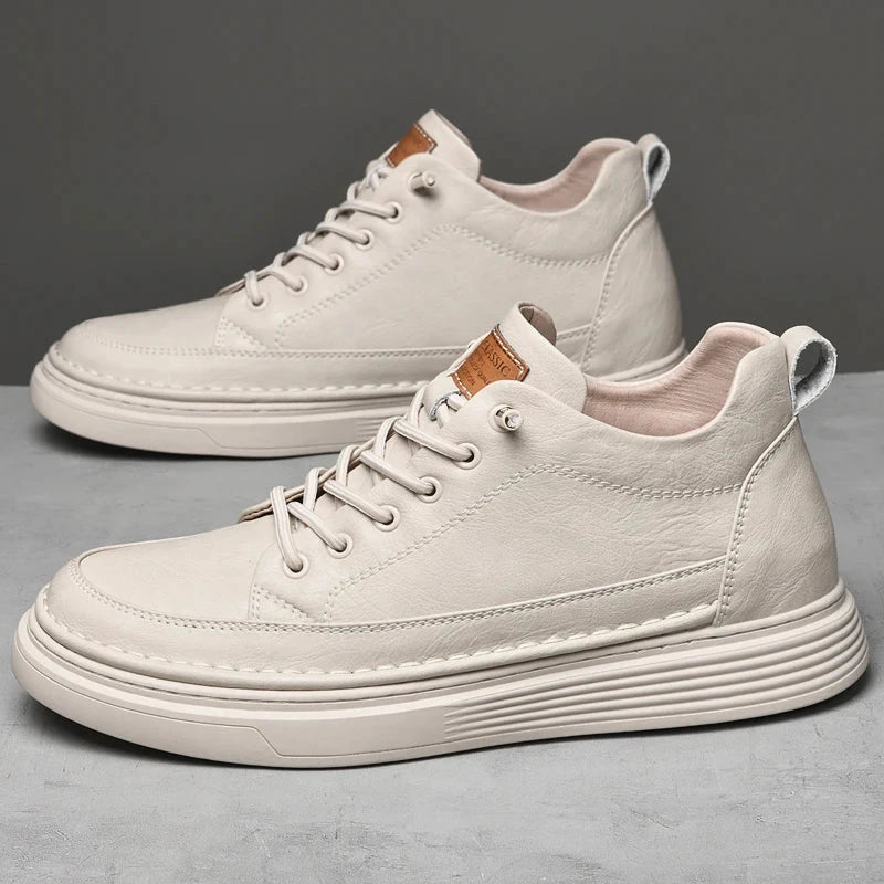 Breathable and Non-Slip Men's Leather Sneakers - Bastien Breathable and Non-Slip Men's Leather Sneakers - Bastien 