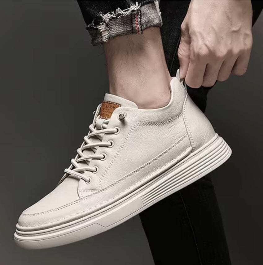 Breathable and Non-Slip Men's Leather Sneakers - Bastien Breathable and Non-Slip Men's Leather Sneakers - Bastien 