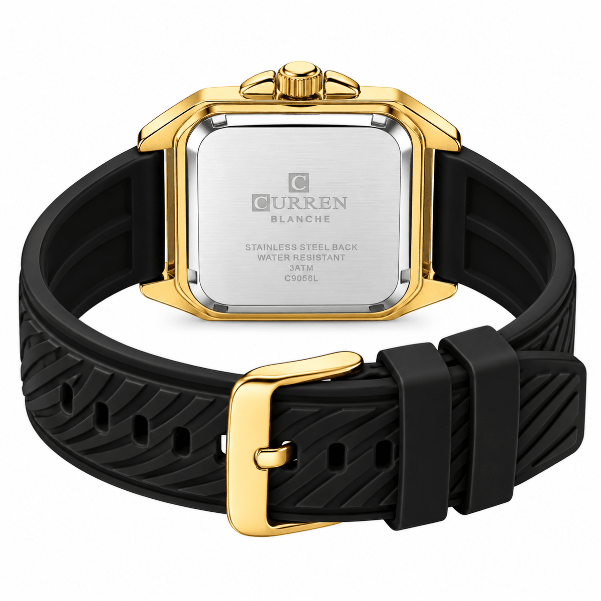 Charming Women's Square Watch with Premium Silicone Strap – Sophie Elara Charming Women's Square Watch with Premium Silicone Strap – Sophie Elara 