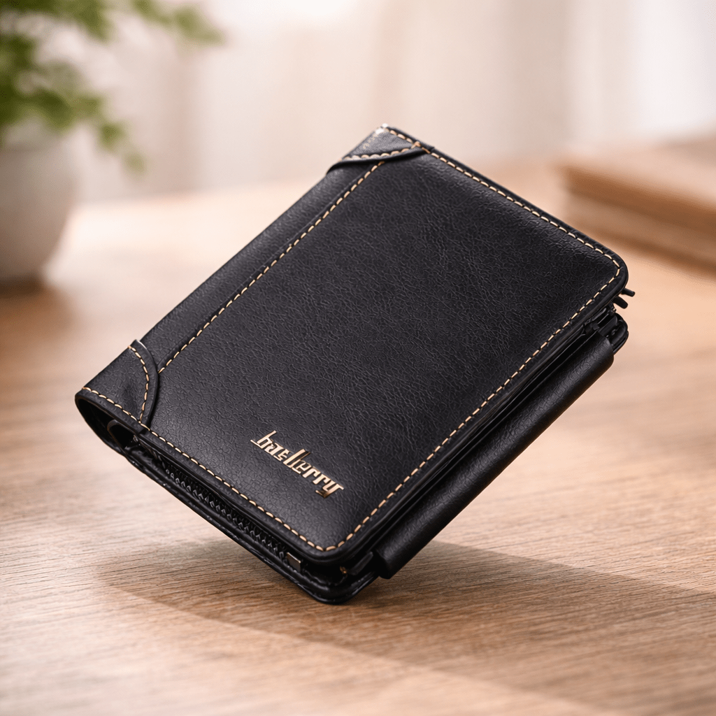 Classic and Elegant Men's Leather Wallet - Montford Classic and Elegant Men's Leather Wallet - Montford 