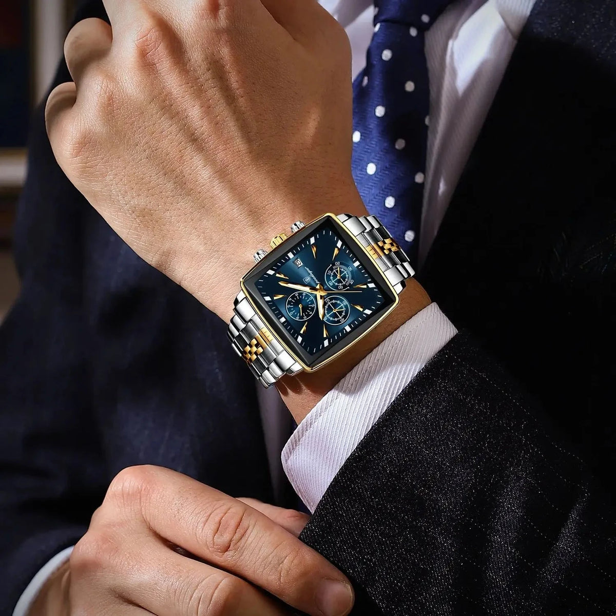 Classic and Elegant Men's Stainless Steel Executive Watch - Cesarion Prime Classic and Elegant Men's Stainless Steel Executive Watch - Cesarion Prime 