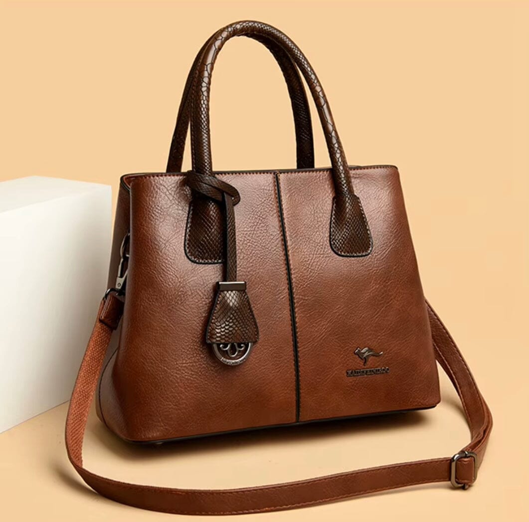 Classic and Elegant Women's Leather Bag - Eléonore Classic and Elegant Women's Leather Bag - Eléonore 