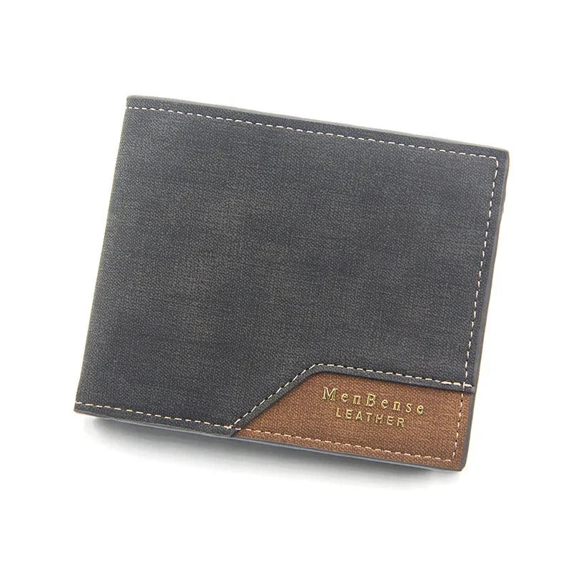 Classic Slim Men's Leather Wallet - Eminence Classic Slim Men's Leather Wallet - Eminence Gray