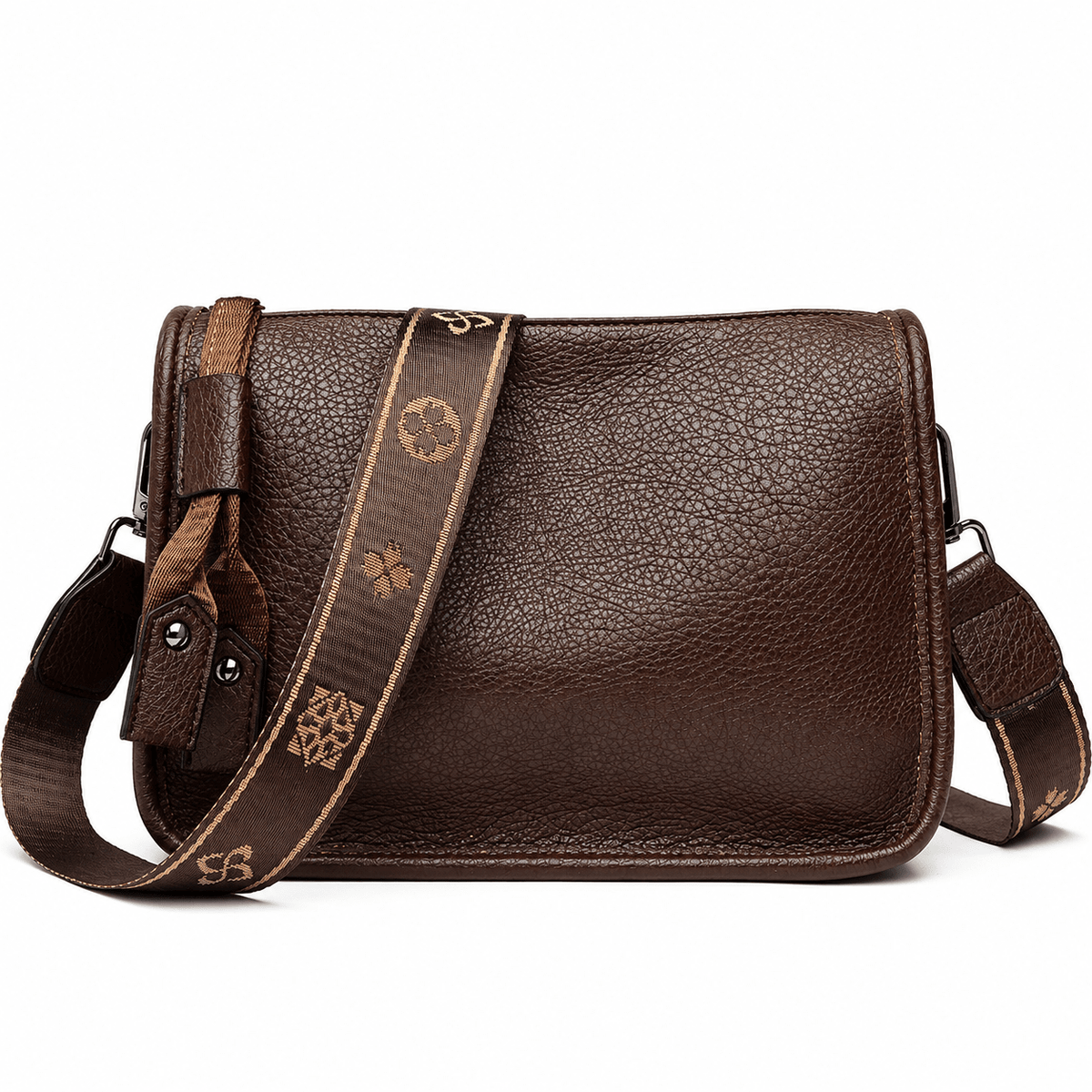 Classic Women’s Leather Bag with an Elegant Design – Aurélisse Classic Women’s Leather Bag with an Elegant Design – Aurélisse Light brown