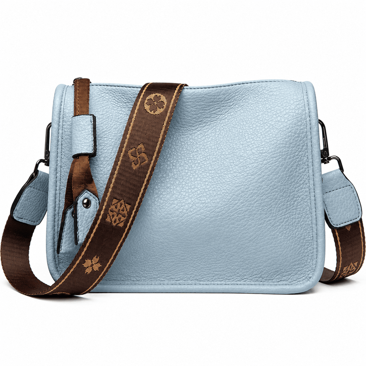 Classic Women’s Leather Bag with an Elegant Design – Aurélisse Classic Women’s Leather Bag with an Elegant Design – Aurélisse Sky Blue