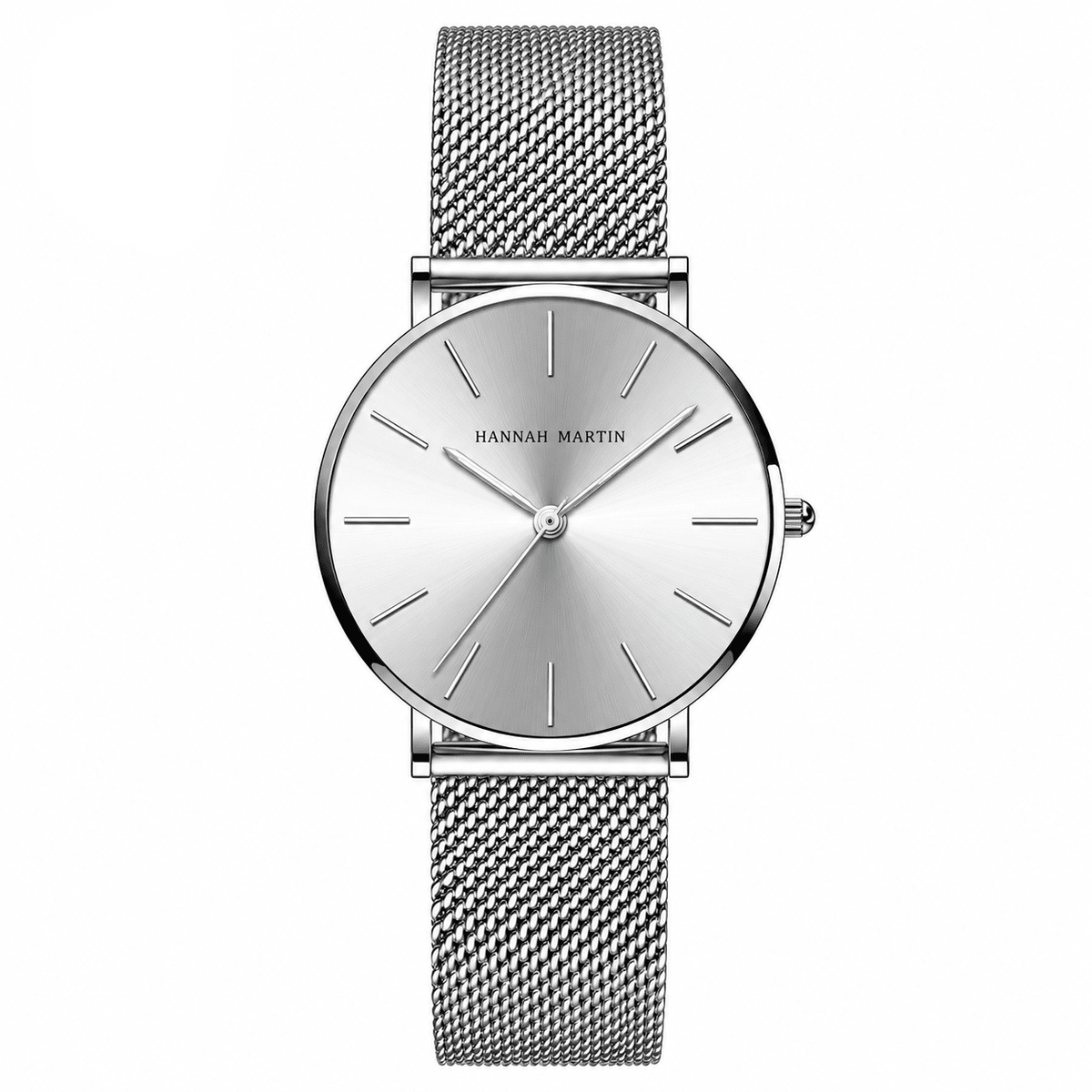 Classic Women’s Watch – Elegant, Minimalist Style with Stainless Steel Mesh Band | Céleste Classic Women’s Watch – Elegant, Minimalist Style with Stainless Steel Mesh Band | Céleste Silver