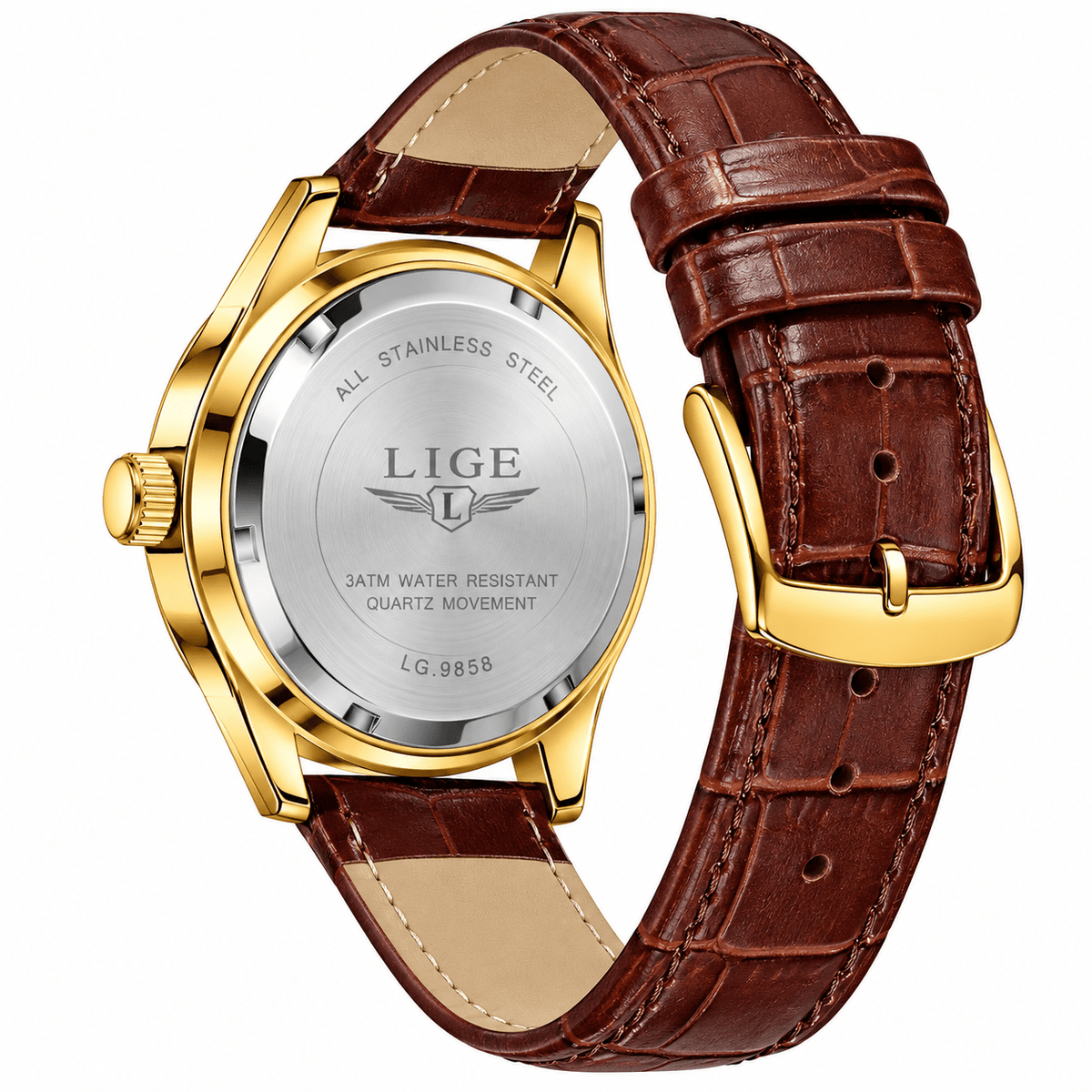 Classic Women's Watch with Leather Strap & Luxury Design — Belle Margot Classic Women's Watch with Leather Strap & Luxury Design — Belle Margot 