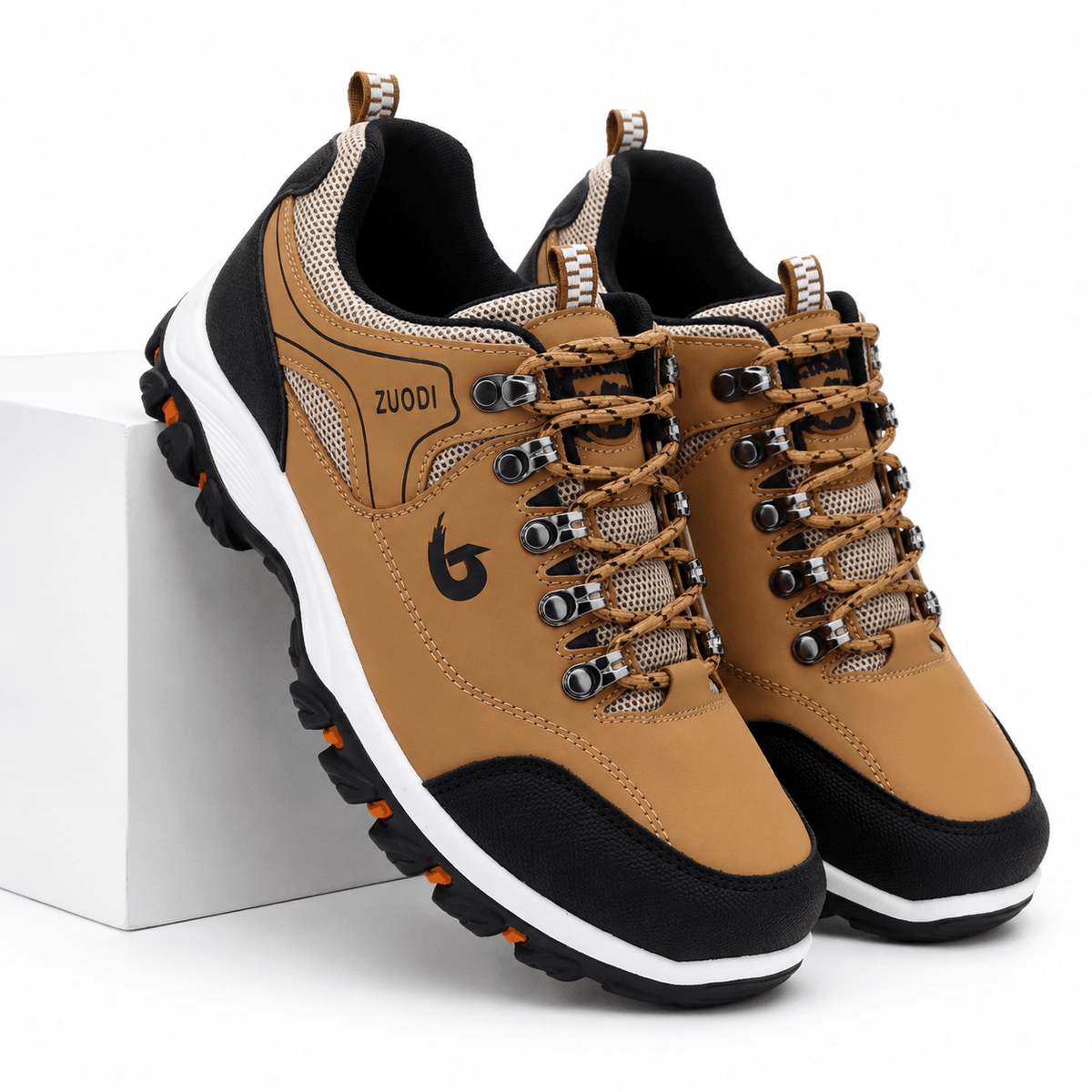 Comfortable, High-Resistance Leather Sports Shoes – Zentrek X Comfortable, High-Resistance Leather Sports Shoes – Zentrek X Yellow