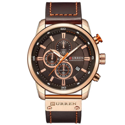 CURREN Fashion Date Quartz Men Watches Top Brand Luxury Male Clock Chronograph Sport Mens Wrist Watch Hodinky Relogio Masculino Mavietto Store rose coffee box 