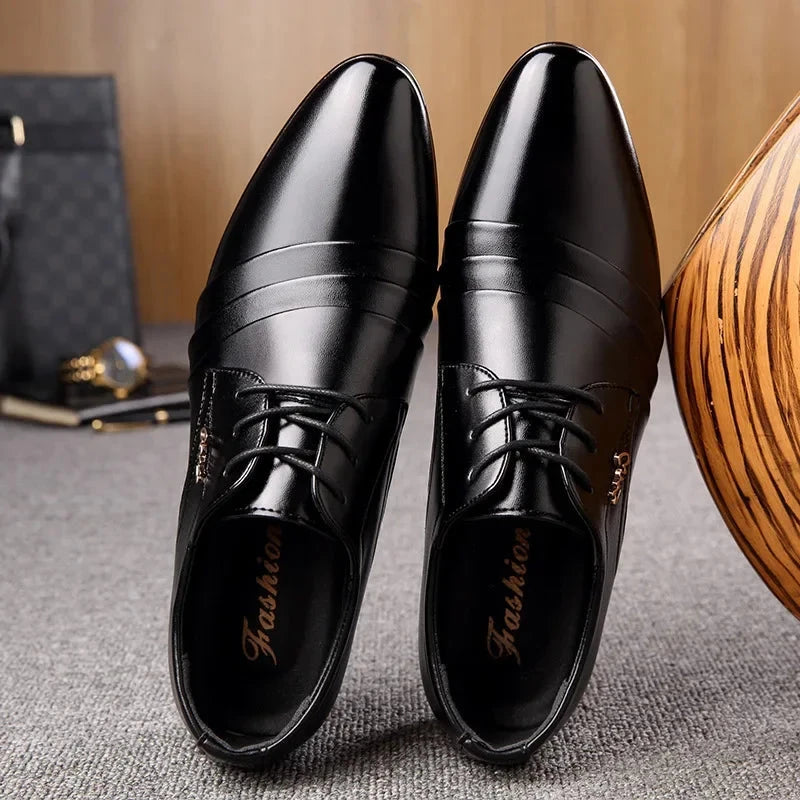 Elegant and Comfortable Men's Leather Dress Shoes - Bennett Elegant and Comfortable Men's Leather Dress Shoes - Bennett 