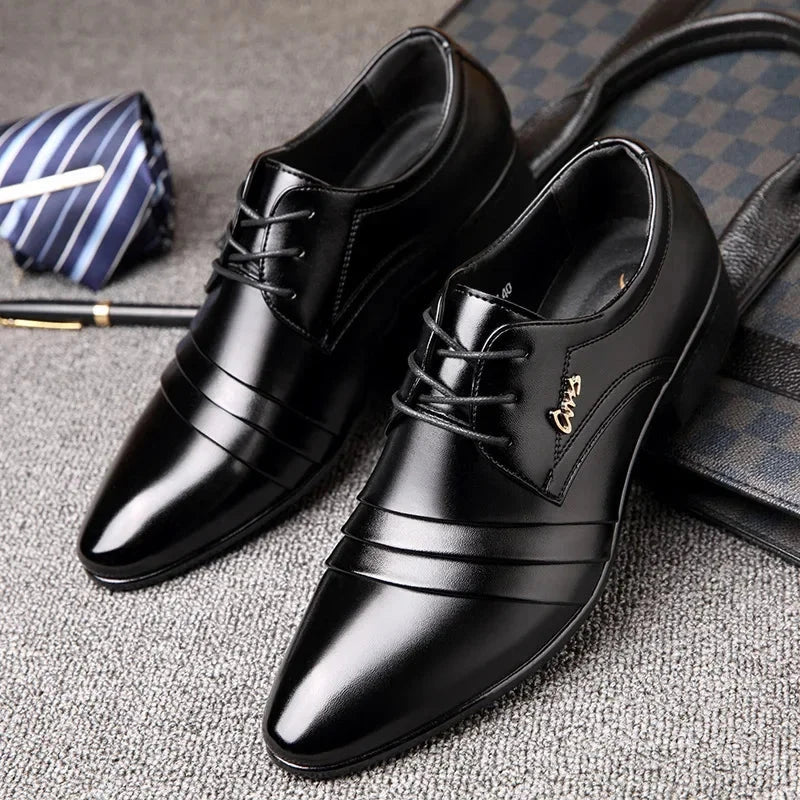 Elegant and Comfortable Men's Leather Dress Shoes - Bennett Elegant and Comfortable Men's Leather Dress Shoes - Bennett 