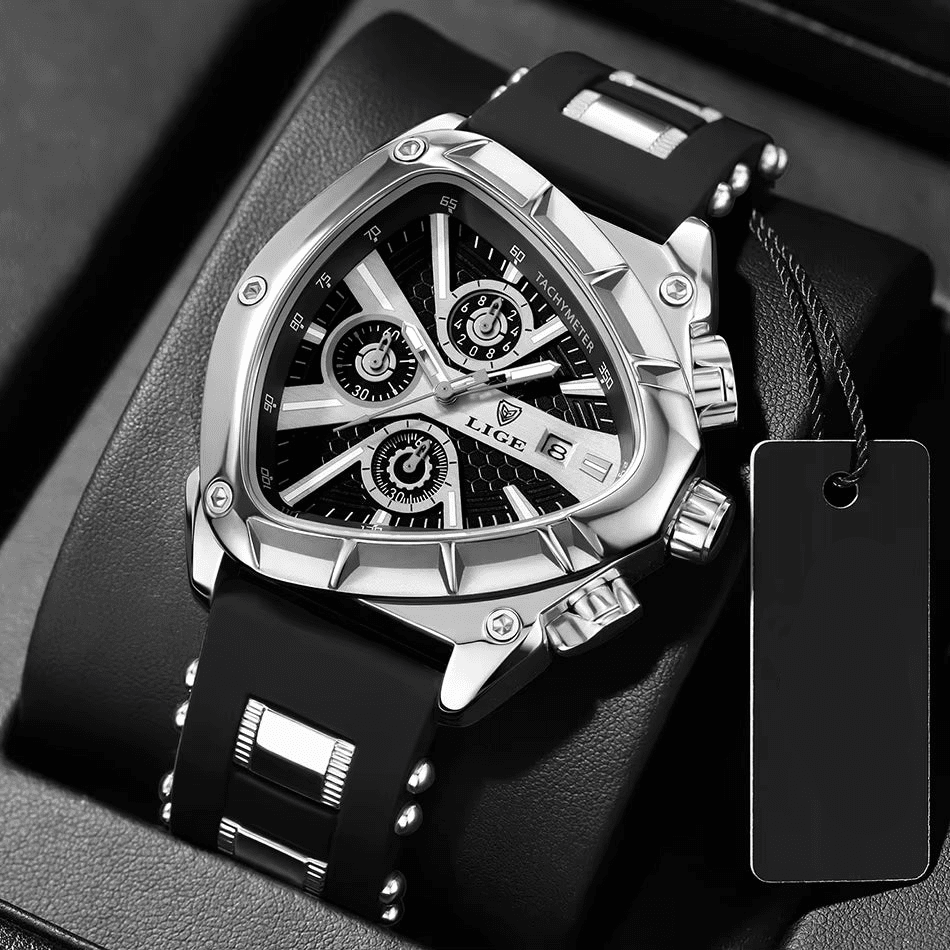 Elegant and Multifunction Men's Stainless Steel Sports Watch - Excalion Elegant and Multifunction Men's Stainless Steel Sports Watch - Excalion 