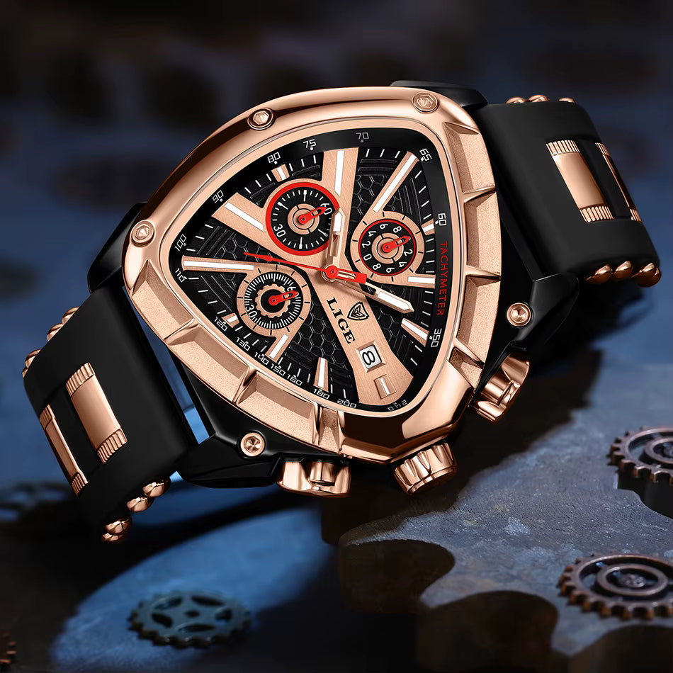 Elegant and Multifunction Men's Stainless Steel Sports Watch - Excalion Elegant and Multifunction Men's Stainless Steel Sports Watch - Excalion 