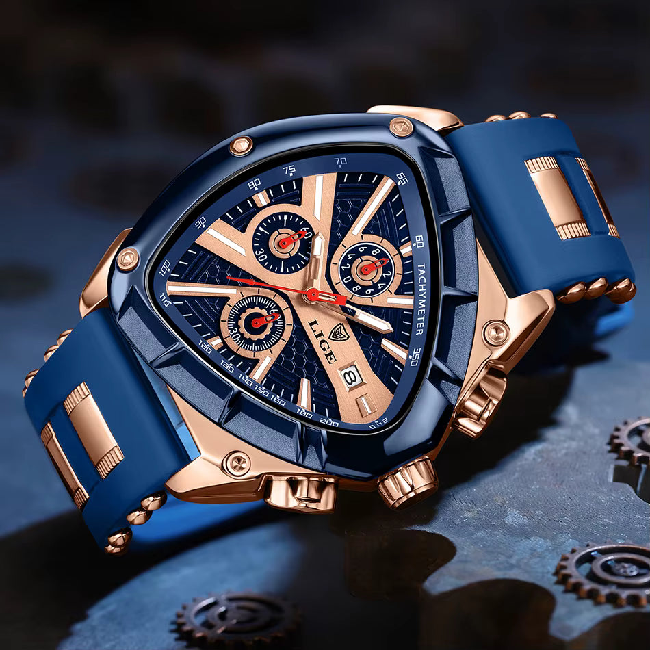 Elegant and Multifunction Men's Stainless Steel Sports Watch - Excalion Elegant and Multifunction Men's Stainless Steel Sports Watch - Excalion 