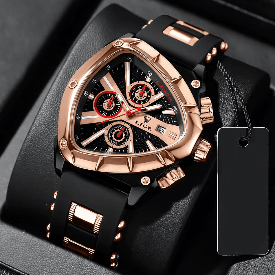 Elegant and Multifunction Men's Stainless Steel Sports Watch - Excalion Elegant and Multifunction Men's Stainless Steel Sports Watch - Excalion 